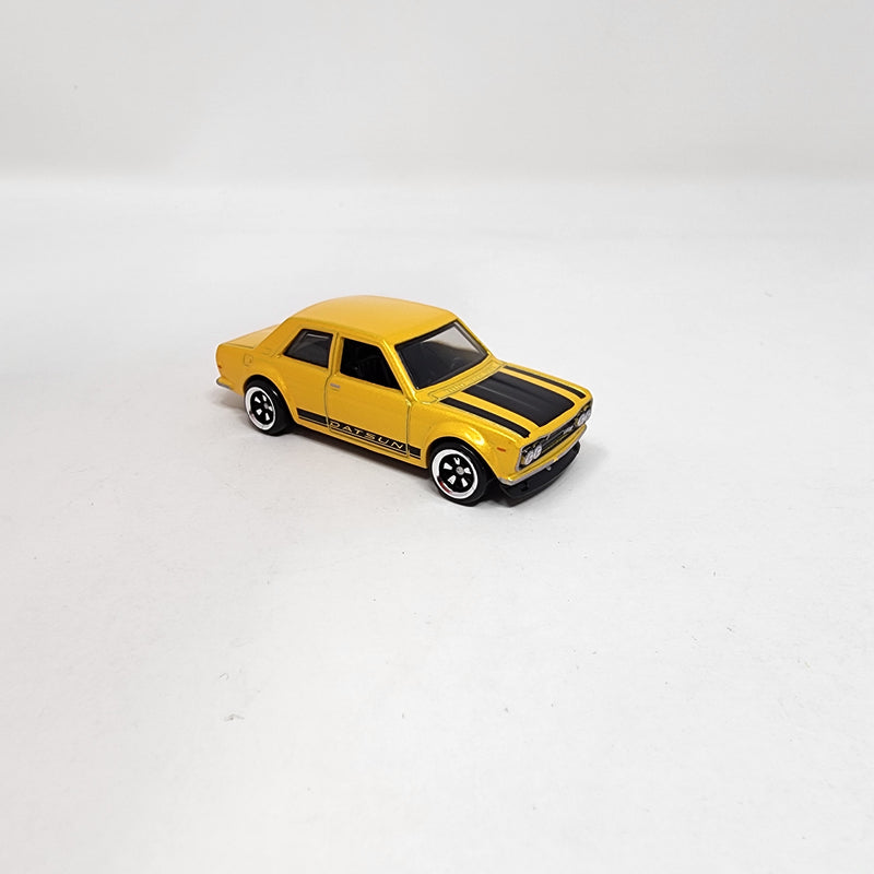 1971 Datsun 510 * Yellow * Hot Wheels 1:64 scale Loose Diecast Model