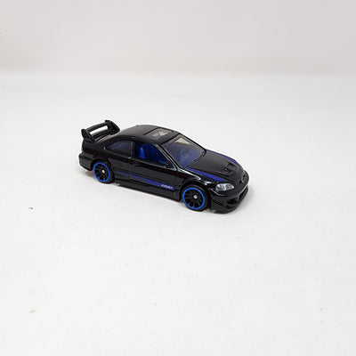 Honda Civic SI * BLACK * Hot Wheels 1:64 scale Loose Diecast Model