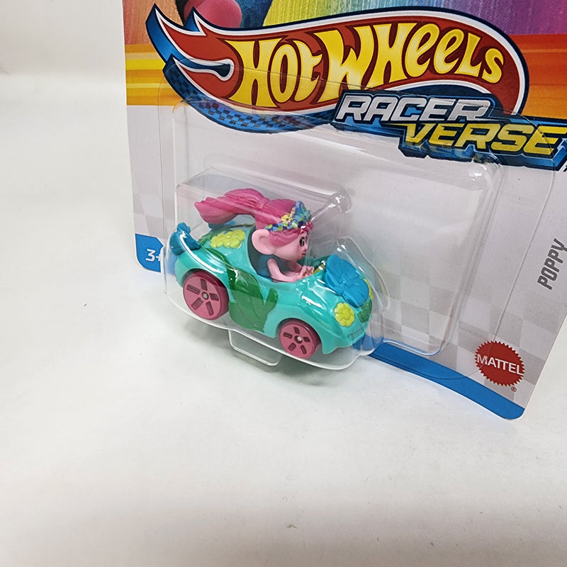 Poppy Trolls * 2025 Hot Wheels Racer Verse Case A  * NEW Card Back