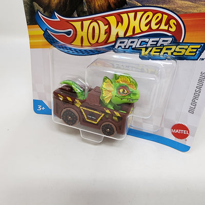 Jurassic World DILOPHOSAURUS * 2025 Hot Wheels Racer Verse Case A