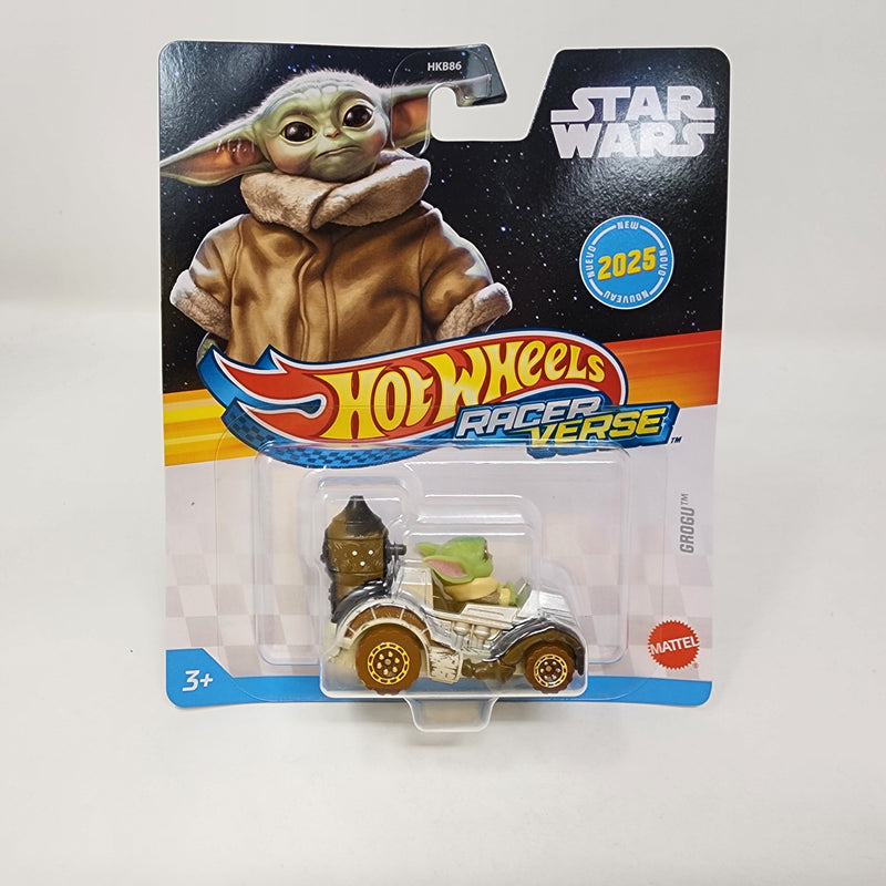 Grogu Star Wars * 2025 Hot Wheels Racer Verse Case A * Hard Find