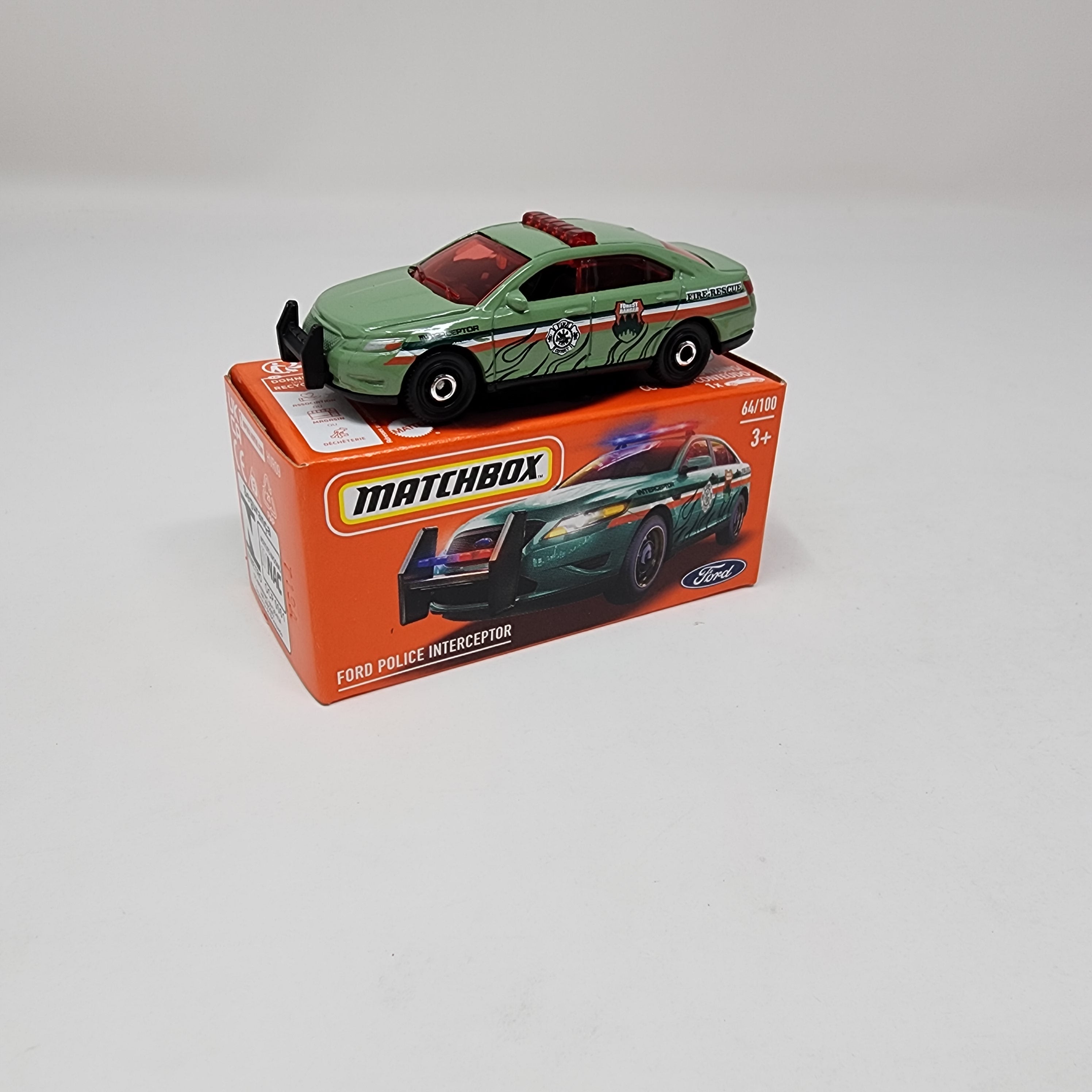Ford Police Interceptor Matchbox Escala 1/64 | Cuotas sin interés