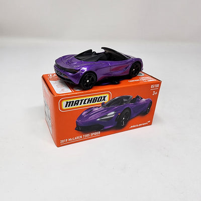 2019 McLaren 720S Spider #85 * 2024 Matchbox Power Grabs Case J