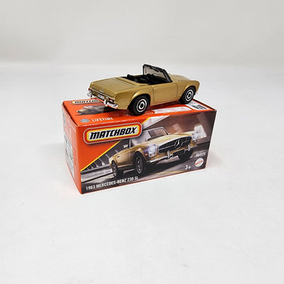 1963 Mercedes-Benz 230 SL #46 * GOLD * 2025 Matchbox Power Grabs Case A