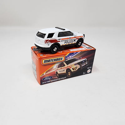 2016 Ford Interceptor Utility #96 * 2025 Matchbox Power Grabs Case A