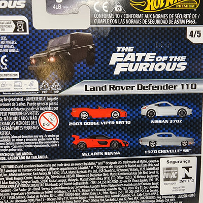 Fast & Furious Complete 5 Car Ser Case J * 2024 Hot Wheels Fast & Furious