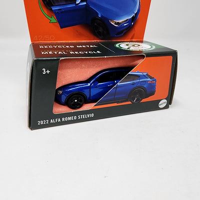 2022 Alfa Romeo Stelvio * Blue * 2025 Matchbox Moving Parts Case A