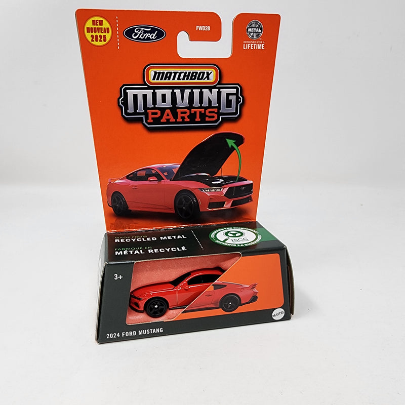 2024 Ford Mustang * RED * 2025 Matchbox Moving Parts Case A