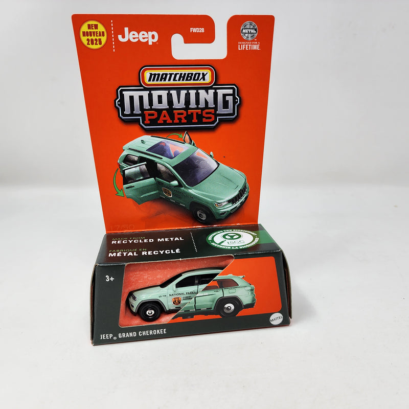 Jeep Grand Cherokee * National Parks * 2025 Matchbox Moving Parts Case A