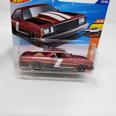 '80 El Camino #43 * Red * 2025 Hot Wheels Short Card Case C