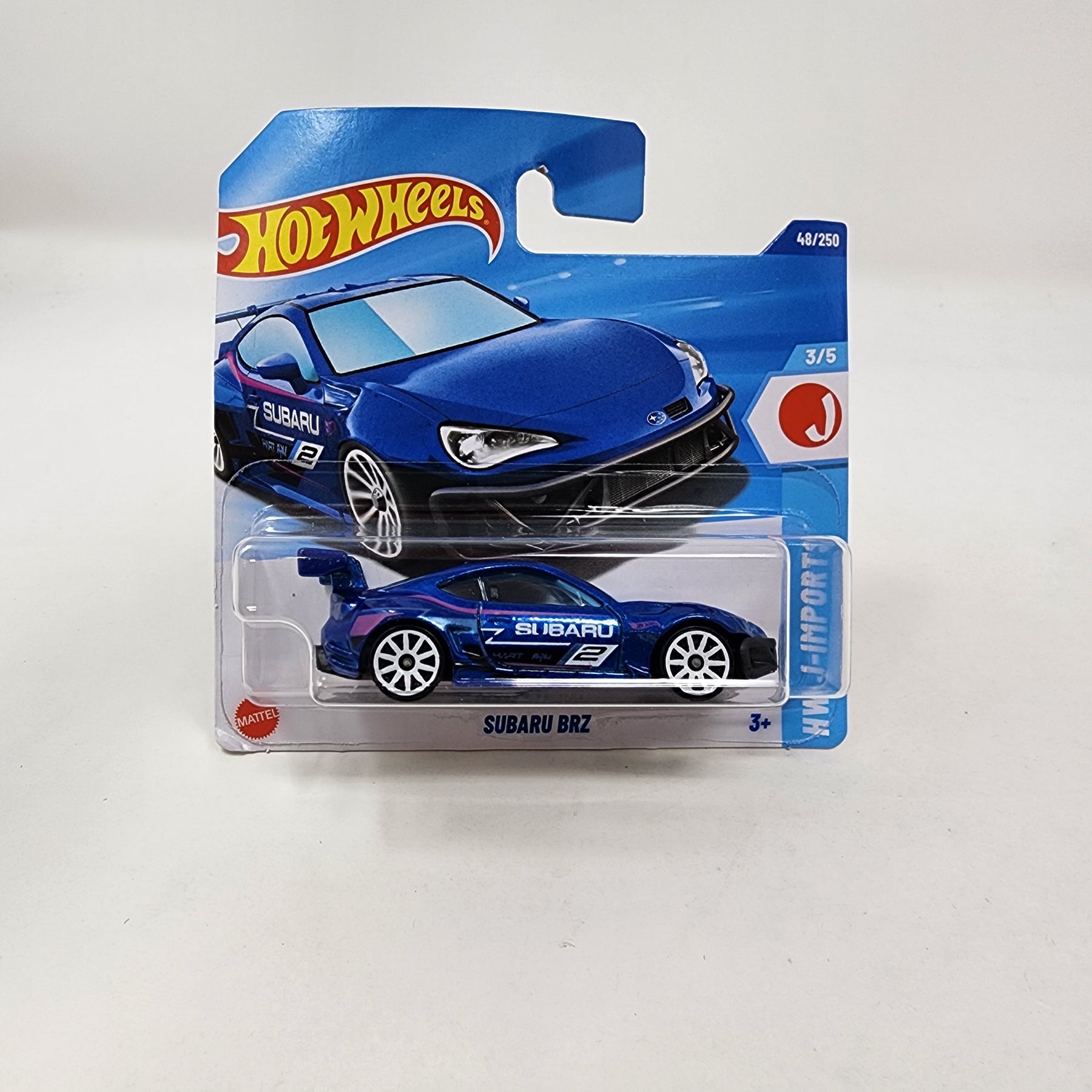Subaru BRZ #48 * Blue * 2025 Hot Wheels Short Card Case C ...