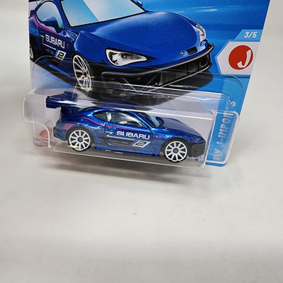 Subaru BRZ #48 * Blue * 2025 Hot Wheels Short Card Case B