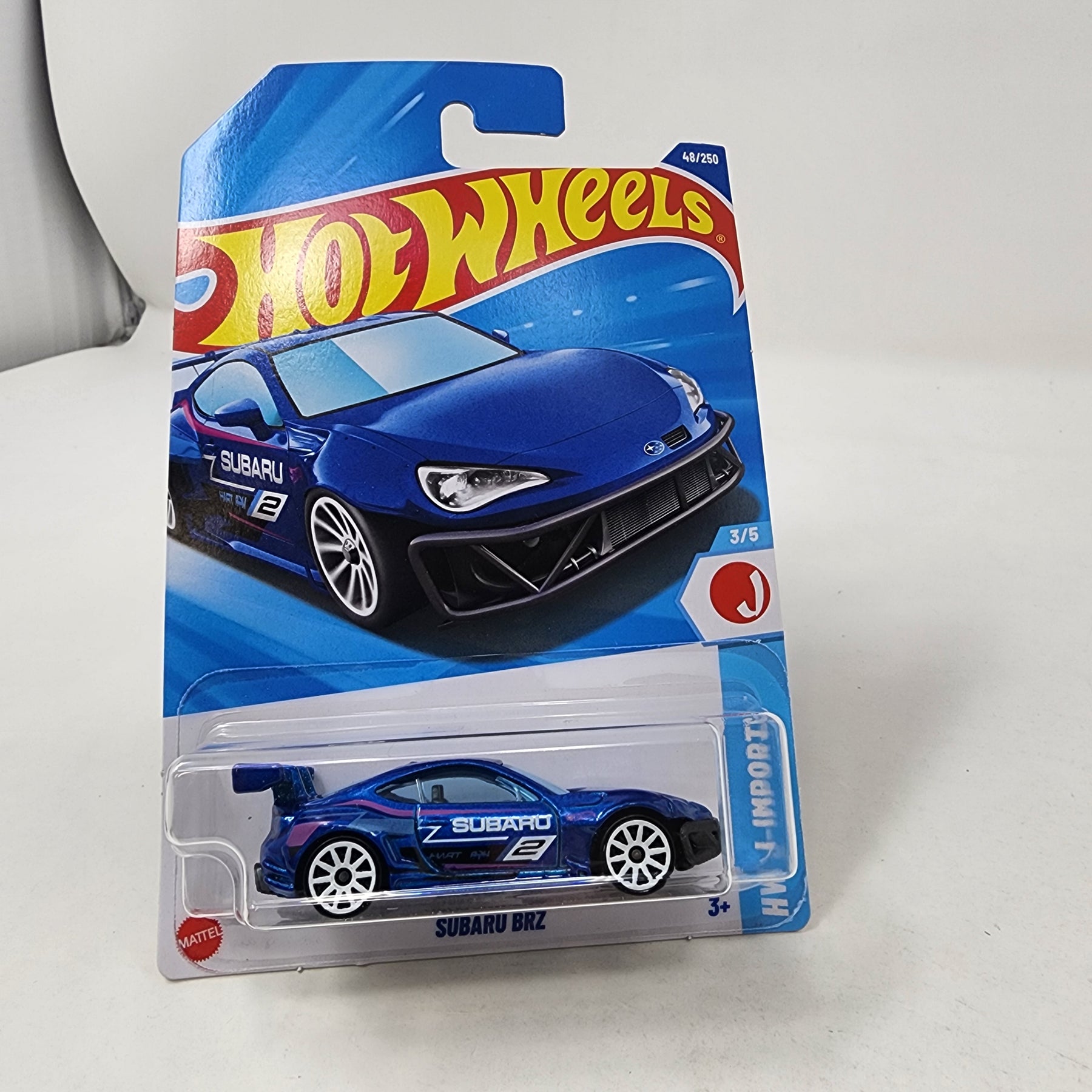 Subaru BRZ 48 * Blue * 2025 Hot Wheels Case C * LONG Card