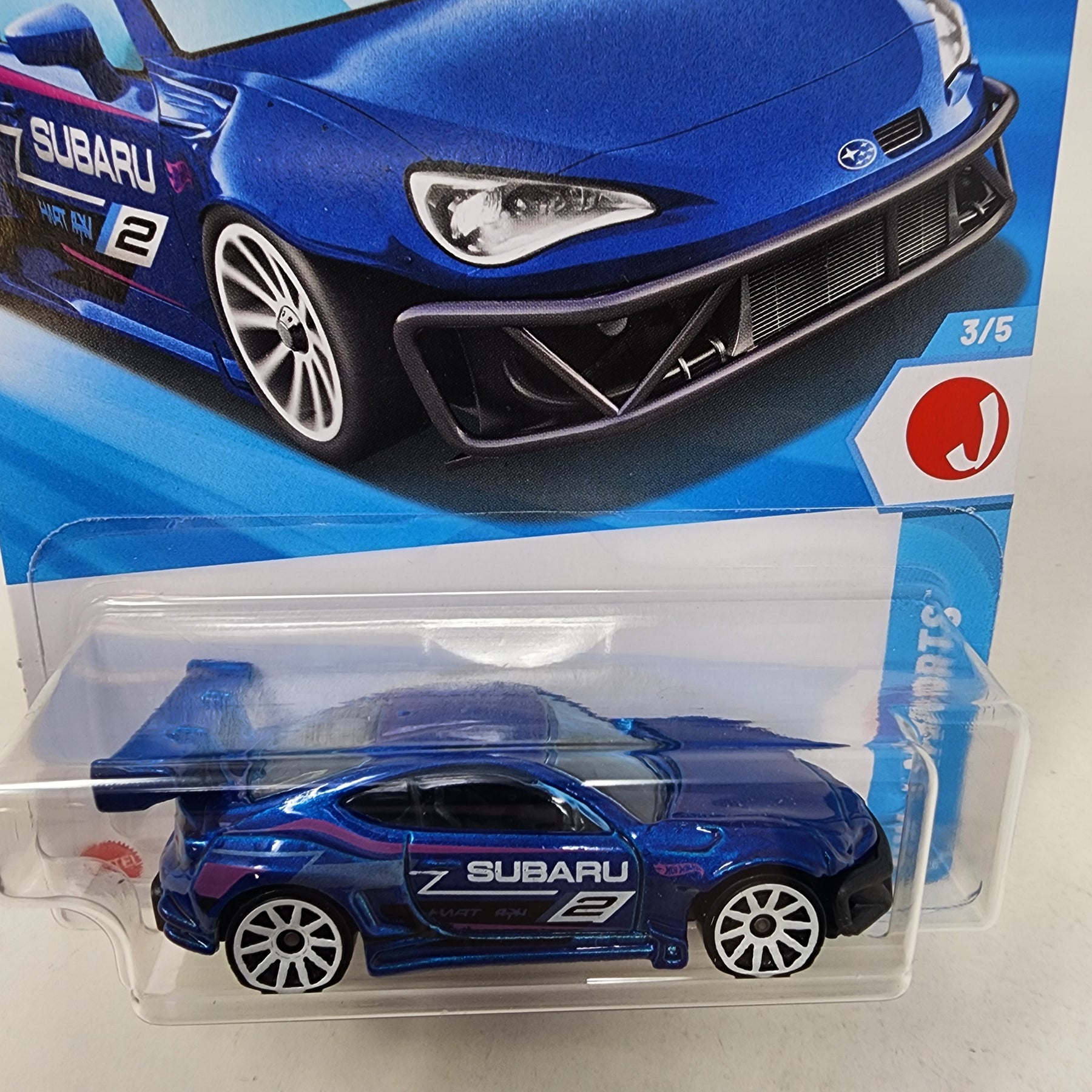 Subaru BRZ 48 * Blue * 2025 Hot Wheels Case C * LONG Card