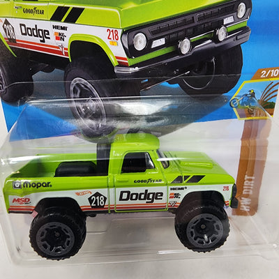 '70 Dodge Power Wagon #56 * Green * 2025 Hot Wheels Case C * LONG Card