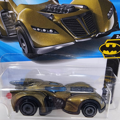 Arkham Asylum Batmobile #54 * GOLD * 2025 Hot Wheels Case C * LONG Card