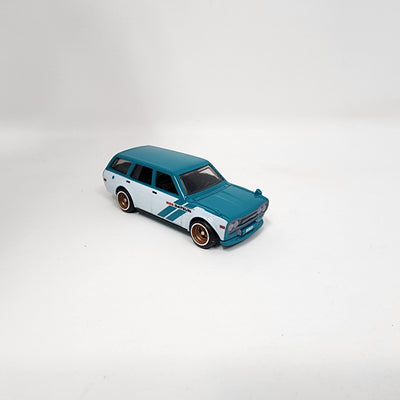 BRE Datsun 510 Wagon * Teal * 1:64 scale Loose Diecast Hot Wheels