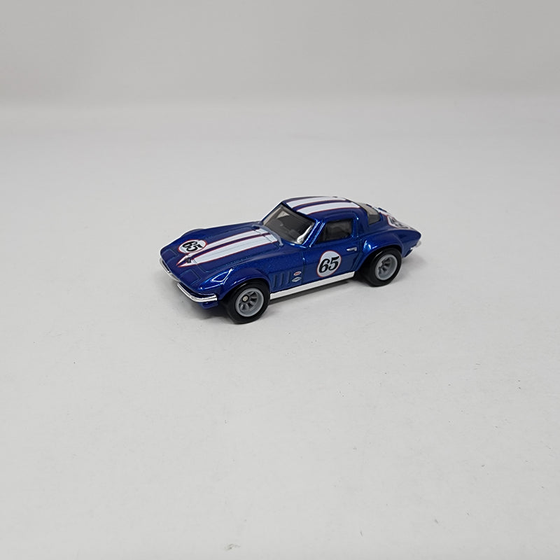 Custom Corvette Stingray Coupe * Blue * 1:64 scale Loose Diecast Hot Wheels