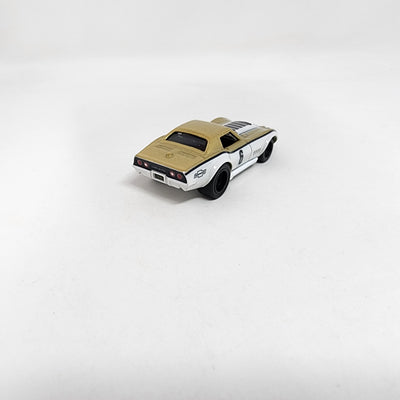 1969 Copo Corvette * Gold/White * 1:64 scale Loose Diecast Hot Wheels