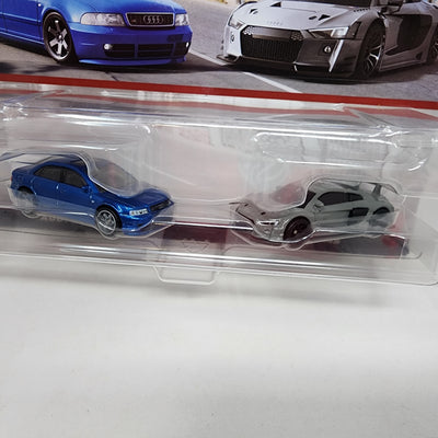 2-Pack * Audi S4 quattro & Audi R8 LMS * 2024 Hot Wheels 1:64 Scale Case P