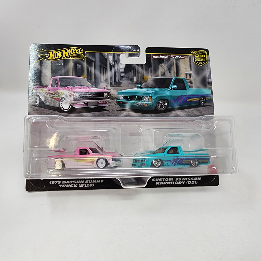 2-Pack * 1975 Datsun Sunny Truck B120 & '93 Nissan Hardbody D21