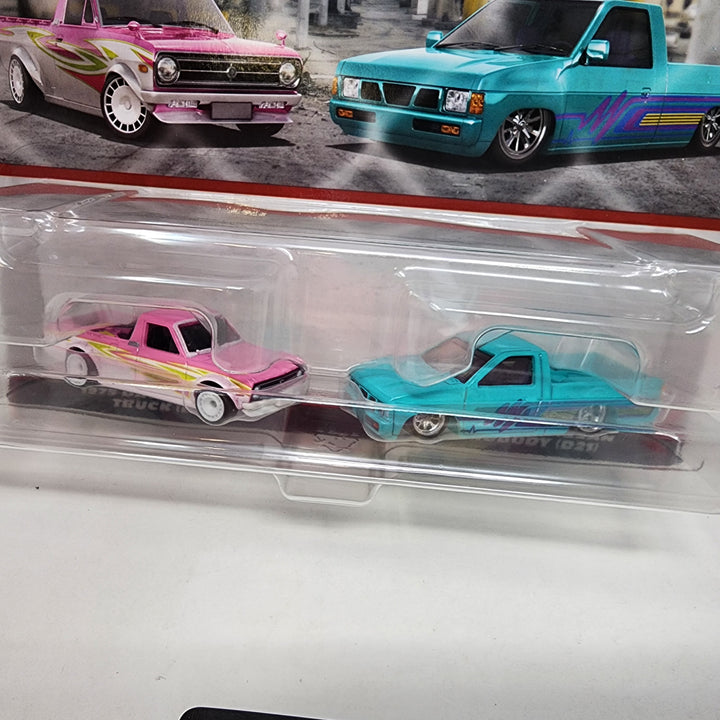 2-Pack * 1975 Datsun Sunny Truck B120 & '93 Nissan Hardbody D21