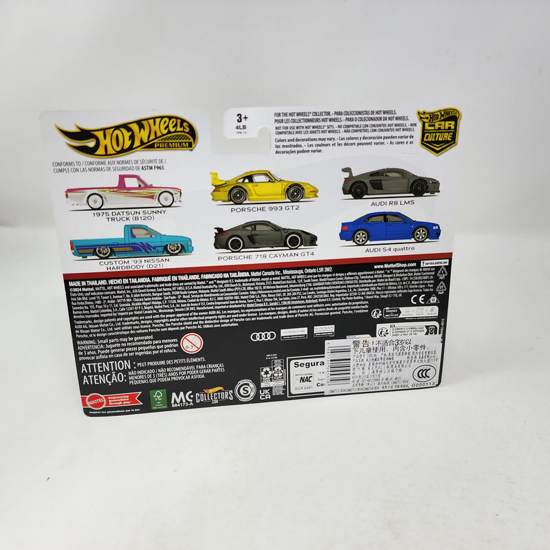 2-Pack * Porsche 993 GT2 & Porsche 718 Cayman GT4 * 2024 Hot Wheels 1:64 Scale Case P