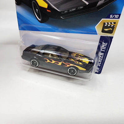 KITT #83 * Knight Rider w/ Flames * 2025 Hot Wheels Case D * LONG Card