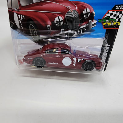 Jaguar MK1 #75 * Burgundy * 2025 Hot Wheels Case C * Short Card