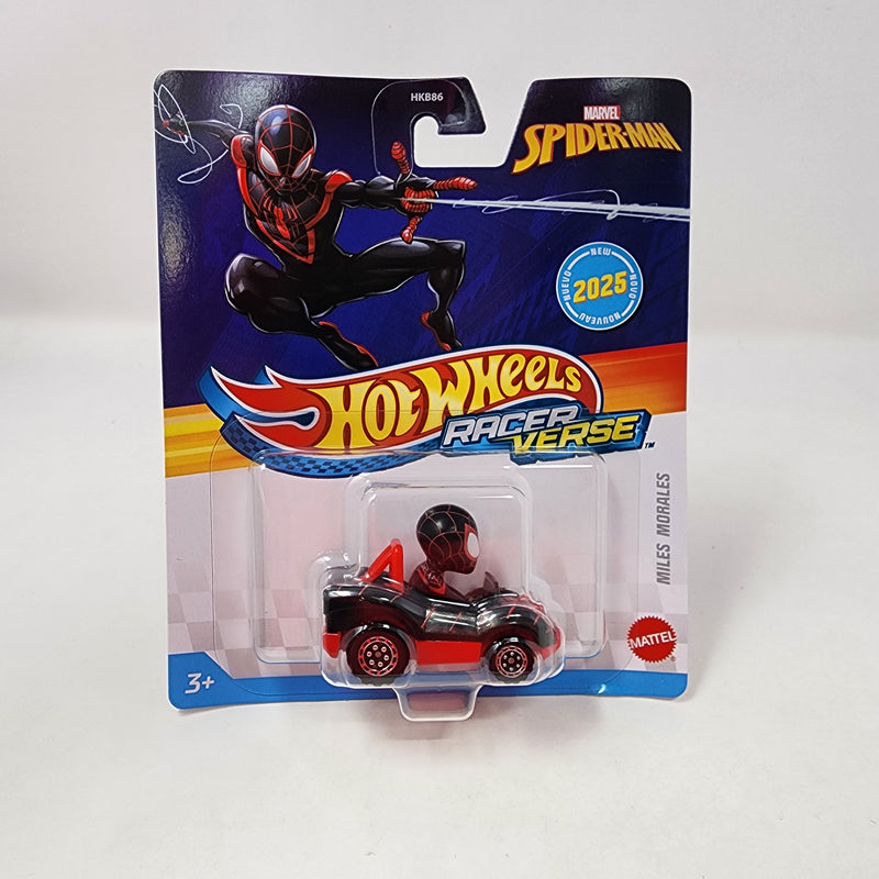 Miles Morales Spider-Man * 2025 Hot Wheels Racer Verse Case B