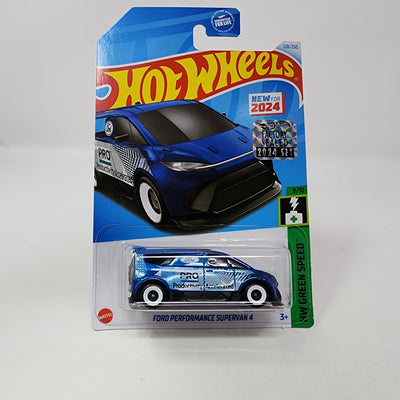 Ford Performance Supervan 4 #128 * BLUE * 2024 Hot Wheels Basic w/ Factory Holo