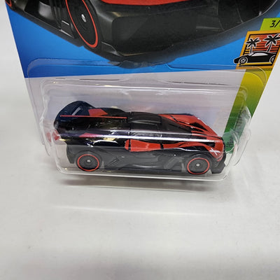 Bugatti Bolide #185 * RED/Black * 2024 Hot Wheels Basic w/ Factory Holo