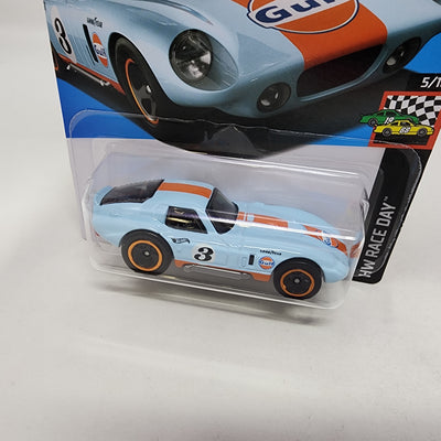 Shelby Cobra Daytona Coupe #122 * Light Blue Gulf * 2024 Hot Wheels Basic w/ Factory Holo