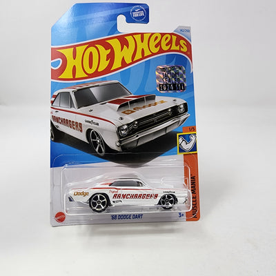 '68 Dodge Dart #142 * White * 2024 Hot Wheels Basic w/ Factory Holo