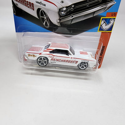 '68 Dodge Dart #142 * White * 2024 Hot Wheels Basic w/ Factory Holo