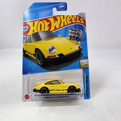 Porsche 911 Carrera RS 2.7 #46 * YELLOW * 2024 Hot Wheels Basic w/ Factory Holo