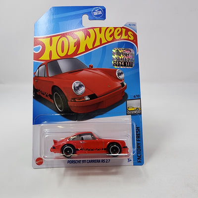 Porsche 911 Carrera RS 2.7 #46 * RED * 2024 Hot Wheels Basic w/ Factory Holo