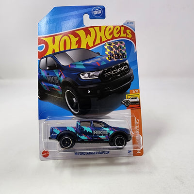 '19 Ford Ranger Raptor #43 * Blue * 2024 Hot Wheels Basic w/ Factory Holo