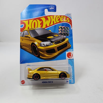 Honda Civic Si #45 * Gold * 2024 Hot Wheels Basic w/ Factory Holo