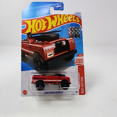 Land Rover Series II #92 * Red Edition Target * 2024 Hot Wheels Basic w/ Factory Holo