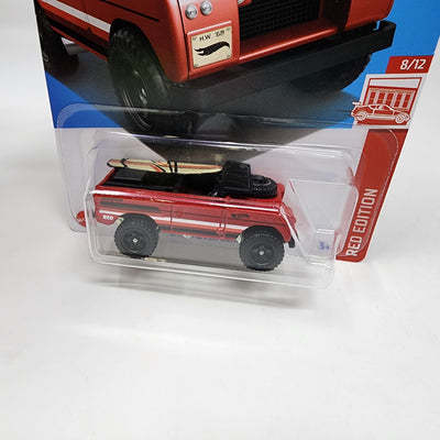 Land Rover Series II #92 * Red Edition Target * 2024 Hot Wheels Basic w/ Factory Holo