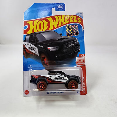 '20 Toyota Tacoma #198 * Red Edition Target * 2024 Hot Wheels Basic w/ Factory Holo