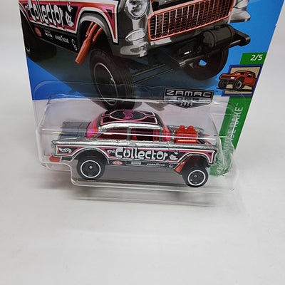 '55 Chevy Bel Air Gasser #63 * Zamac * 2024 Hot Wheels Basic w/ Factory Holo