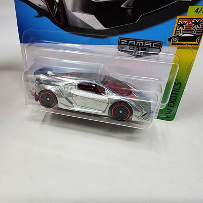 Lamborghini Sesto Elemento #204 * Zamac * 2024 Hot Wheels Basic w/ Factory Holo