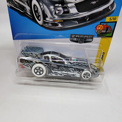 Mustang Funny Car #112 * Zamac * 2024 Hot Wheels Basic w/ Factory Holo