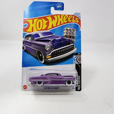 Custom '53 Chevy #100 * Treasure Hunt * 2024 Hot Wheels Basic w/ Factory Holo