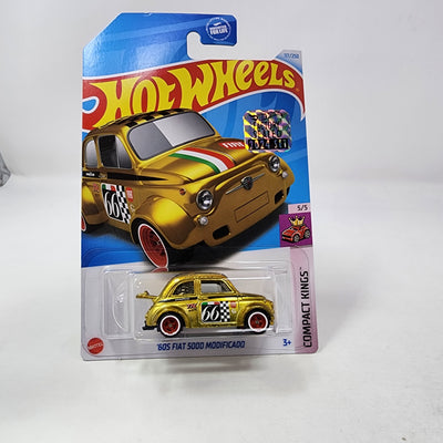 '60s Fiat 500D Modificado * Super Treasure Hunt * 2024 Hot Wheels Basic w/ Factory Holo