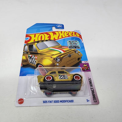 '60s Fiat 500D Modificado * Super Treasure Hunt * 2024 Hot Wheels Basic w/ Factory Holo