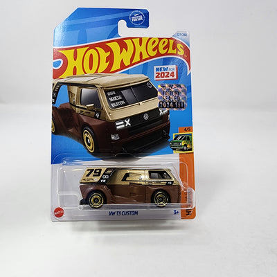 VW T3 Custom #227 * Gold/Brown* 2024 Hot Wheels Basic w/ Factory Holo