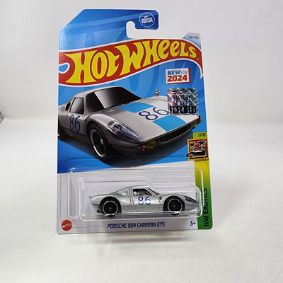 Porsche 904 Carrera GTS #158 * Silver * 2024 Hot Wheels Basic w/ Factory Holo